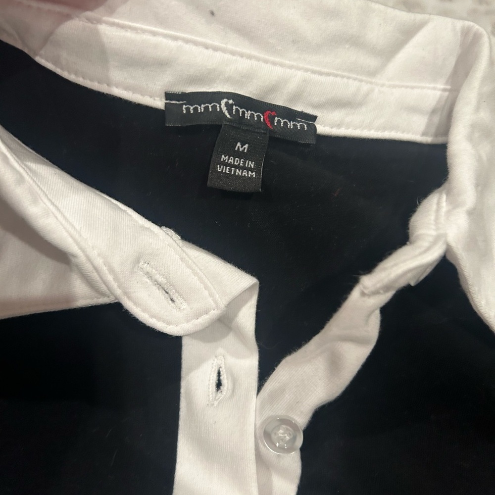 NWOT Women’s Size medium Waist Crop Length Polo - Picture 3 of 5